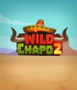 Experience the lively Mexican desert with the Wild Chapo 2 game by Relax Gaming, showcasing a whimsical bull wearing a sombrero set against a serene desert backdrop. This image captures the fun and adventure of the game, ideal for players who enjoy unique themes, providing a captivating adventure.